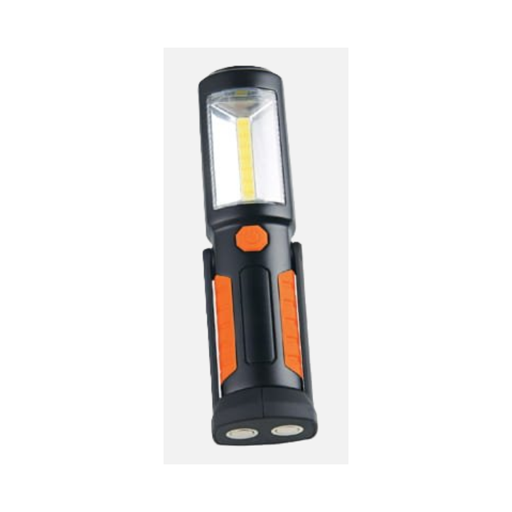 Latarka 2W COB LED + 3 LED, SchäfferTechnik - HCJF715B-COB+3