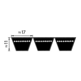 Pas 3HB 3550 - Gufero