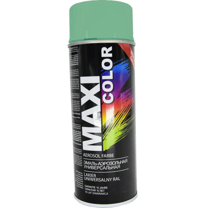Lakier zielony pastel spray 400 ml, RAL 6019 - MAXI COLOR