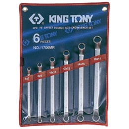 Klucze 6 - 17 mm, King Tony - 1706MR
