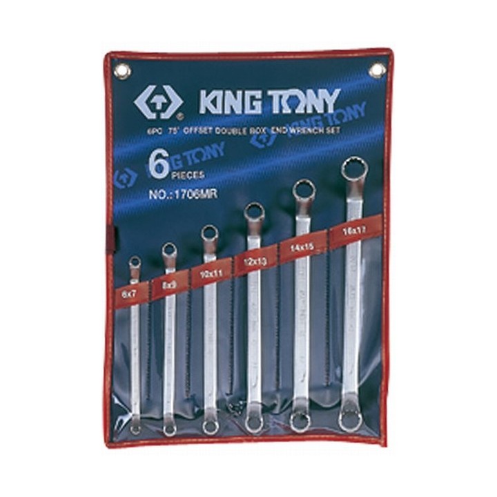 Klucze 6 - 17 mm, King Tony - 1706MR