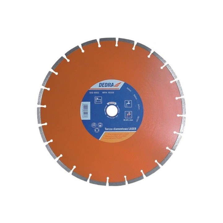 Tarcza diamentowa 300x25.4 Laser beton Dedra