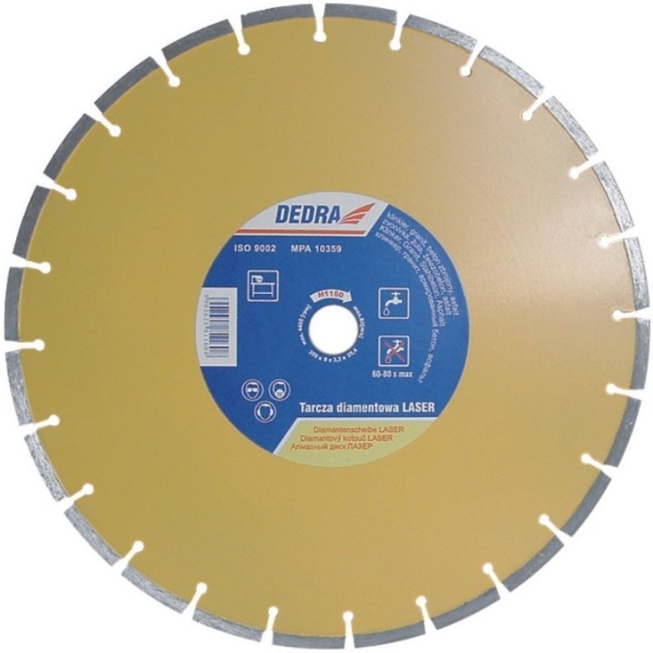 DEDRA - TARCZA DIAM. 300*25.4 LASER 