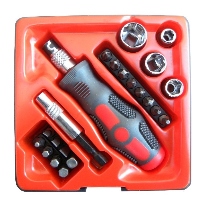 Wkrętak z zestawem końcówek 1/4" Proline - 10022