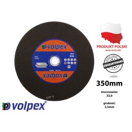 Tarcza do cięcia metalu 350 mm - VOLPEX