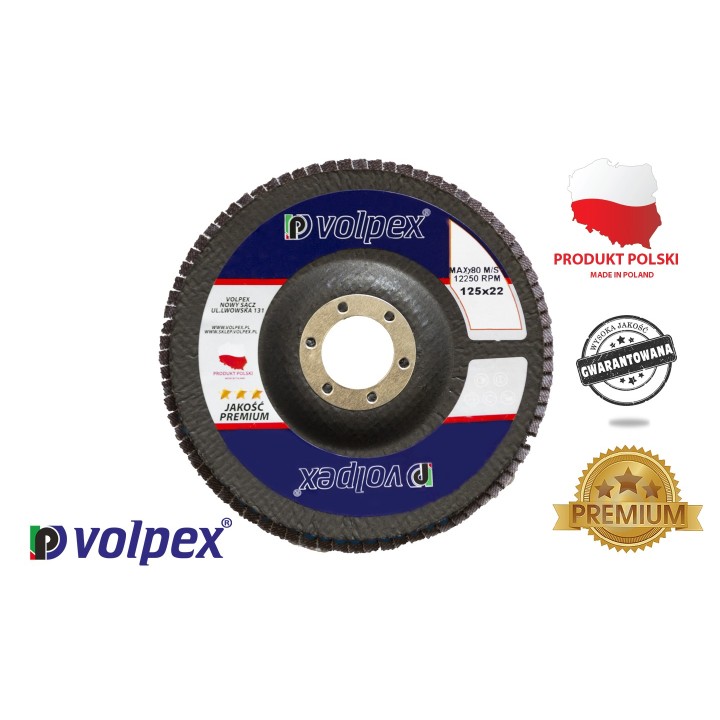 Tarcza płytkowa 125 mm, Inox Premium - Volpex